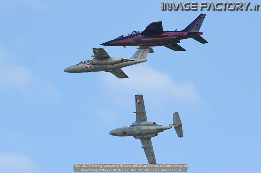 2009-06-27 Zeltweg Airpower 0275 Saab 105OE and Dassault-Dornier Alpha Jet